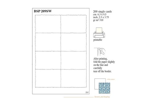 *Rossi Medioevalis Print Ready white 8up box of 25