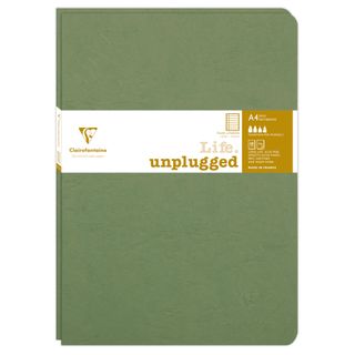 Clairefontaine - My Essentials - Pack of 2 Stapled Notebooks - A4 - Ruled with Margin - Green
