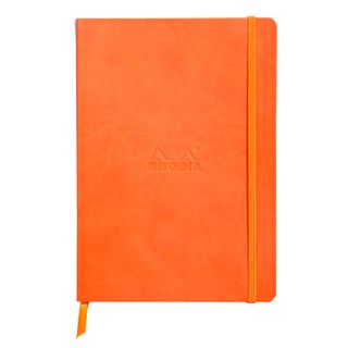 Rhodia - Rhodiarama Notebook - Soft Cover - A5 - Ruled - Tangerine
