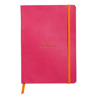 Rhodia - Rhodiarama Notebook - Soft Cover - A5 - Ruled - Raspberry
