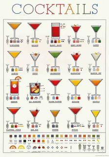 IFI Wrap 50 X 70cm Cocktails