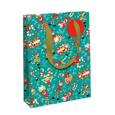 Clairefontaine - Christmas Elves Collection - Large Gift Bag