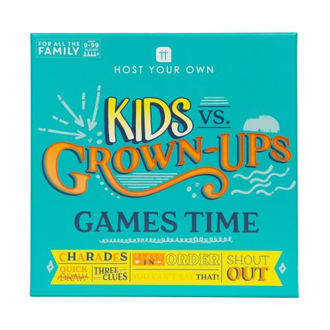 Talking Tables - Host Your Own - For All The Family - Kids Vs Grown Ups Games Time