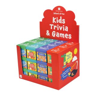 Talking Tables - School of Fun - Kids Trivia & Games - Display Pack of 36 Units