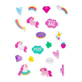 Legami Reflective Bicycle Stickers - Ride With Style - Unicorn