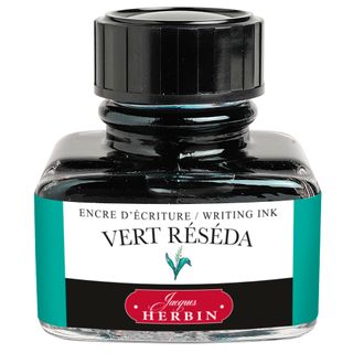 Jacques Herbin - D Writing Ink - 30mL Bottle - Vert Reseda (Reseda Green)