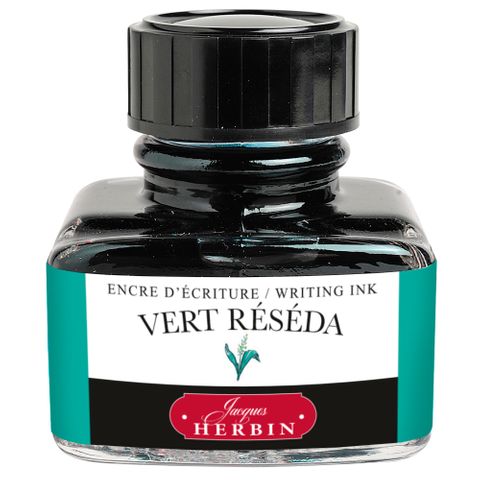 Jacques Herbin - D Writing Ink - 30mL Bottle - Vert Reseda (Reseda Green)