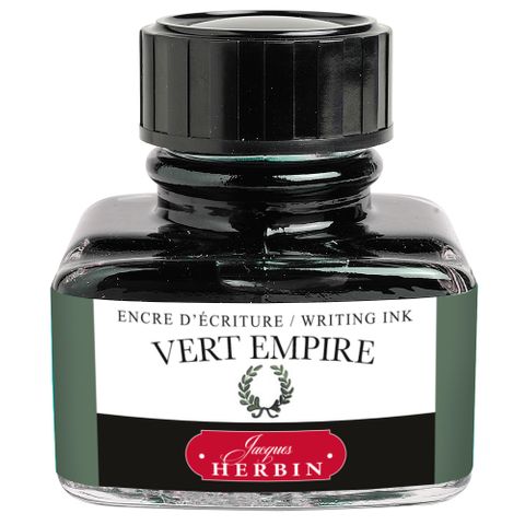 Jacques Herbin - D Writing Ink - 30mL Bottle - Vert Empire (Empire Green)