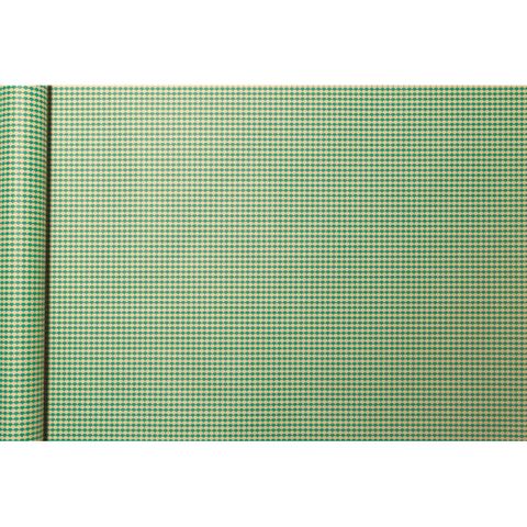 Clairefontaine - Tiny Roll Wrap - 70gsm Kraft Paper - 5m x 0.35m - Green Scales