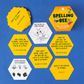 Talking Tables - Spelling Bee Game - Display Pack of 8 pcs