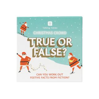 Talking Tables - Fun Guy Santa - True Or False - Display of 6