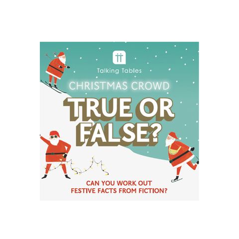 Talking Tables - Fun Guy Santa - True Or False - Display Pack of 6 pcs