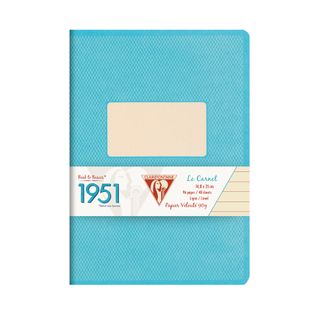 Clairefontaine - 1951 - Stapled Notebook - A5 - Ruled - Turquoise