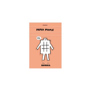 Rhodia x Jean Jullien - 'Paper People' 90th Anniversary Collection - No. 12 Top Stapled Notepad - Pocket - 5 x 5 Grid