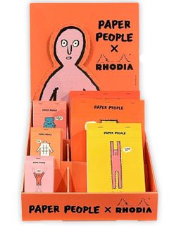 Rhodia x Jean Jullien - 'Paper People' 90th Anniversary Collection Pack - Includes Counter Display and Stock to Fill + POS Material