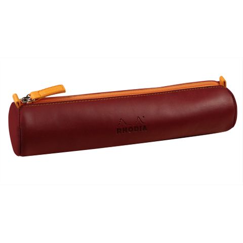 Rhodia - Rhodiarama Round Pencil Case - Burgundy