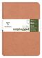 Clairefontaine - My Essentials - Pack of 2 Stapled Notebooks - A5 - Plain - Tobacco