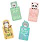 Legami - Set of 4 Magnetic Bookmarks - Animals - Never Stop Reading Display Pack of 12 Sets