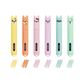 Legami - Set of 6 Mini Highlighters - Teddy's Style - Display Pack of 12 Sets