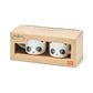 Legami - Espresso For Two - Set of 2 New Bone China Coffee Mugs 50 mL - Panda