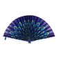 Legami - Folding Paper Fan - Peacock - Fiesta & Siesta Display Pack of 8 Pcs