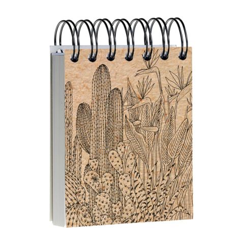 Clairefontaine - Le Cerisier Blanc Collection - Wirebound Maxi Block Notepad - 9 x 11 cm - Plain (3 Cover Designs)