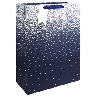 Eurowrap - Navy Ombre - Extra Large Gift Bag