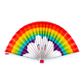 Legami - Folding Paper Fan - Rainbow - Fiesta & Siesta Display Pack of 8 Pcs