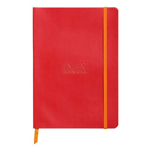 Rhodia - Rhodiarama Notebook - Soft Cover - A5 - Dot Grid - Poppy Red