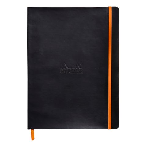 Rhodia - Rhodiarama Notebook - Soft Cover - B5 - Dot Grid - Black