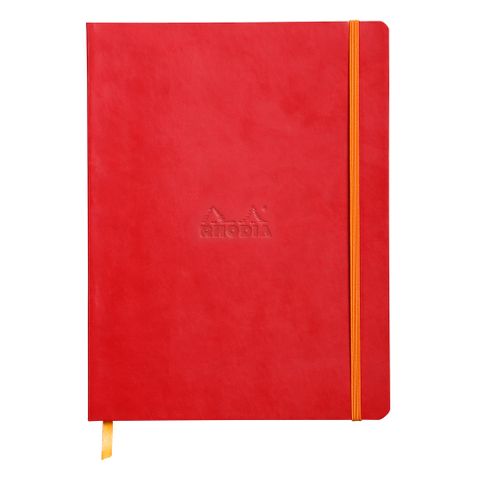 Rhodia - Rhodiarama Notebook - Soft Cover - B5 - Dot Grid - Poppy Red