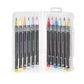 Legami Set of 12 Brush Markers - Brush Markers - Pastel Colours