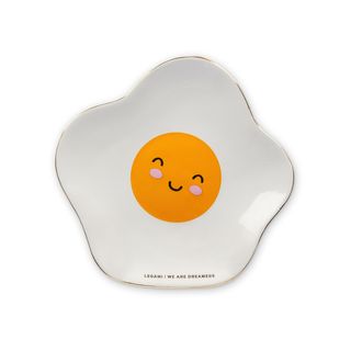 Legami Ceramic Plate - Rings & Things - Egg