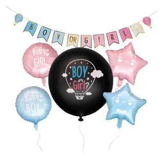 Legami - Gender Reveal Party Kit - Pink Or Blue, We Love You