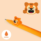 Legami - Gel Pen With Decoration - Tiger - Lovely Friends Display Pack of 15 Pcs