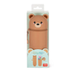 Legami - 2-in-1 Silicone Pencil Case - Kawaii - Teddy Bear