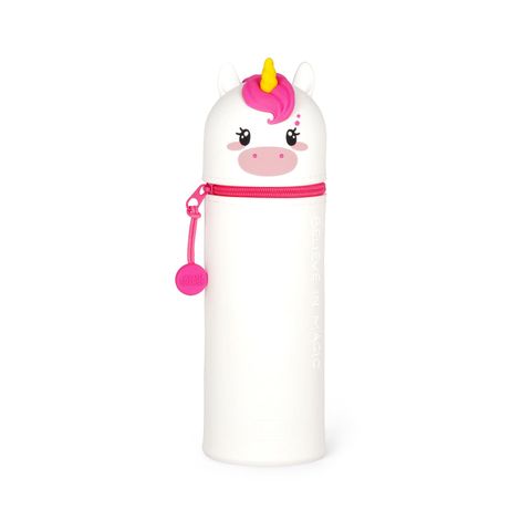 Legami - 2-in-1 Silicone Pencil Case - Kawaii - Unicorn