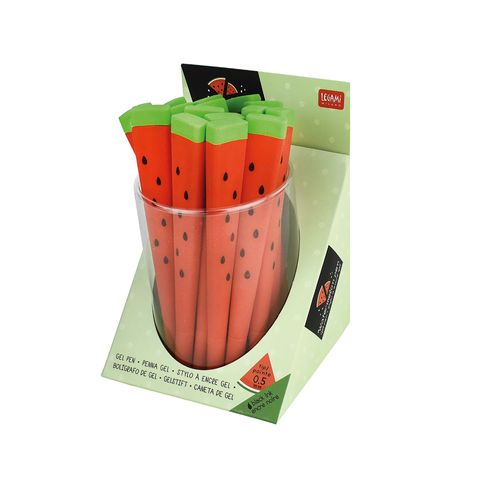 Legami - Gel Pen Watermelon - Display Pack of 16 Pcs