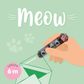 Legami - Glue Tape - Meow - Display Pack of 12 Pcs