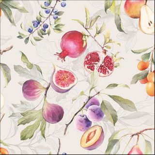 Ambiente - Paper Napkins - Pack of 20 - Luncheon Size - Various Fruits