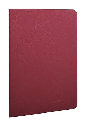 Clairefontaine - My Essentials - Stapled Notebook - A5 - Ruled - Red*