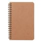 Clairefontaine - My Essentials - Wirebound Notebook With Pockets - 11 x 17cm - Ruled - Tobacco