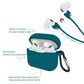 Legami - Case & Cord Set for Airpods Pro - Petrol Blue