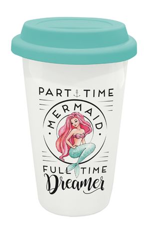 Legami - L'Americano - New Bone China Double Walled Mug 300 mL - Mermaid