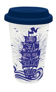 Legami - L'Americano - New Bone China Double Walled Mug 300 mL - Sea