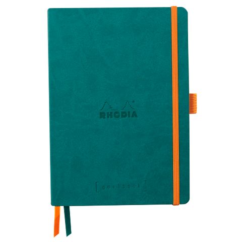 Rhodia - Rhodiarama Goalbook - Soft Cover - A5 - Dot Grid - Peacock