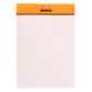 Rhodia - Premium R No. 12 Top Stapled Notepad - Pocket - Plain - Black