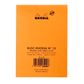 Rhodia - No. 13 Top Stapled Notepad - A6 - 5 x 5 Grid - Orange