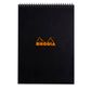 Rhodia - Wirebound Notepad - A4 - Ruled - Black