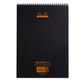 Rhodia - Wirebound Notepad - A4 - Ruled - Black